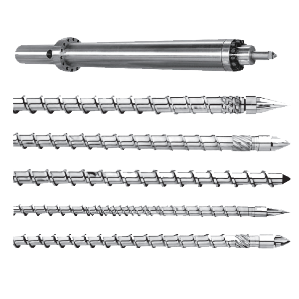 Bimetallic screw and barrel